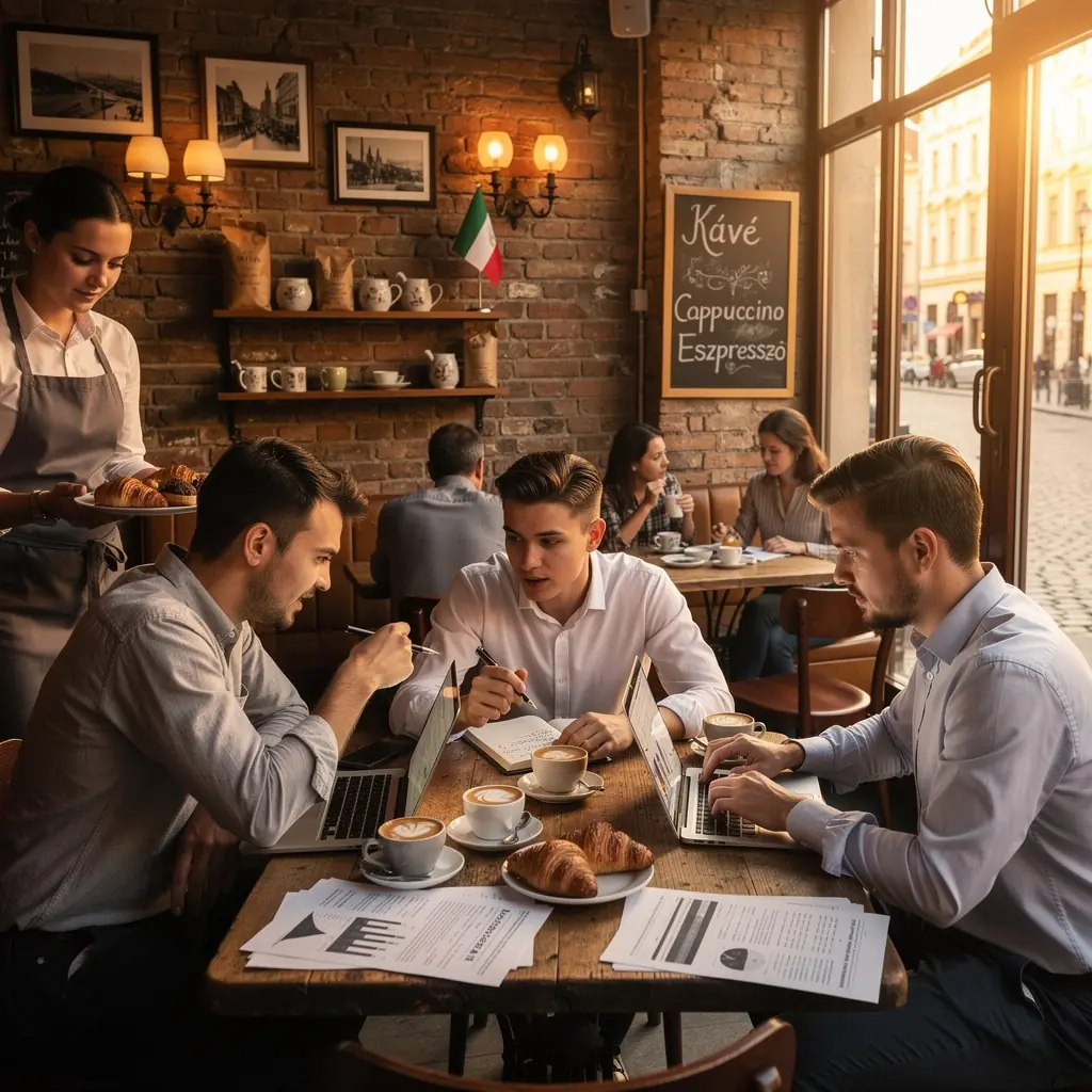 Könyvelési tanfolyam, ahol a tanár magyarázza a főkönyvi adatok kezelését.